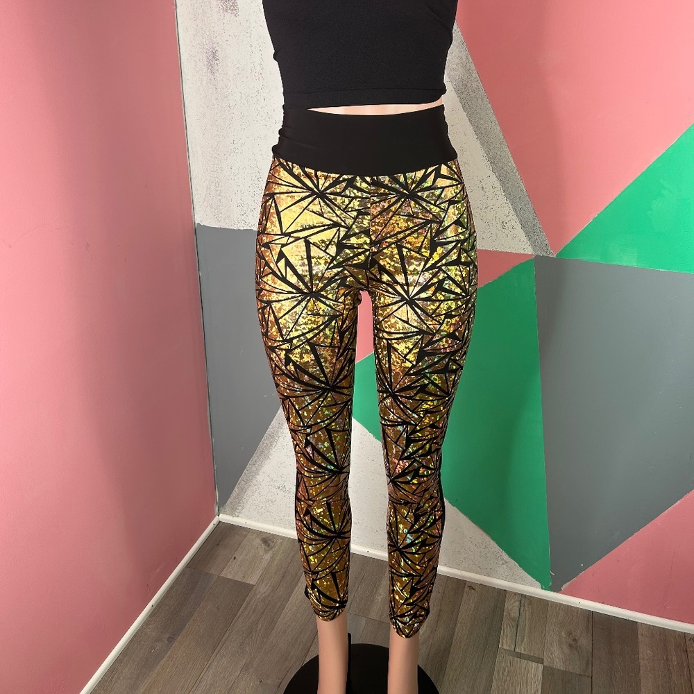 Gold leggings